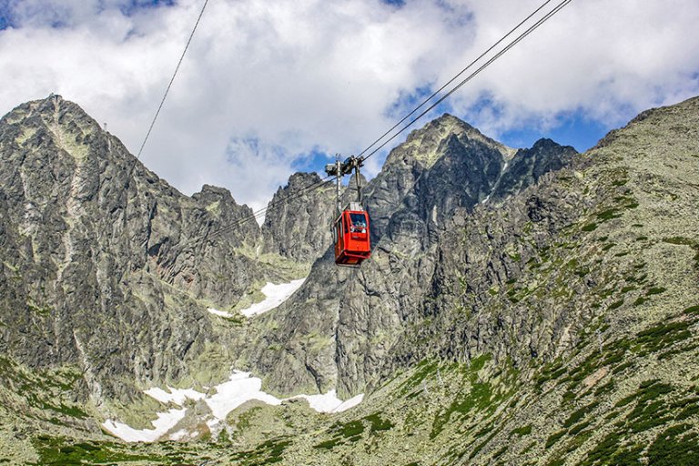 Hohe Tatra Wandern Im Gebirge In Der Slowakei Polen