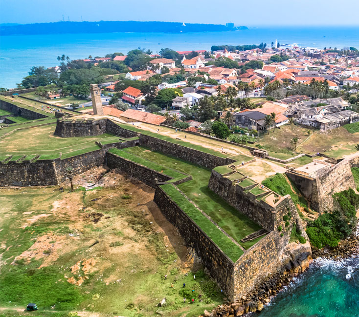 Galle in Sri Lanka Das Fort weitere Sehenswürdigkeiten