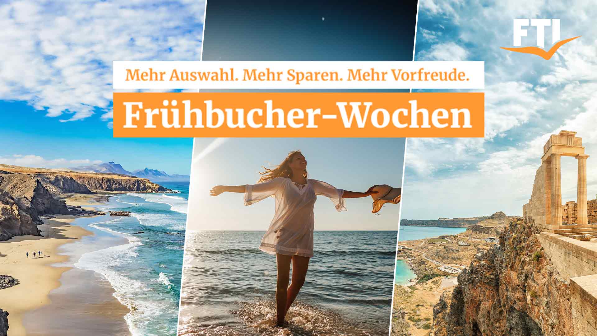 Frühbucher Wochen mit FTI ab in den urlaub Magazin