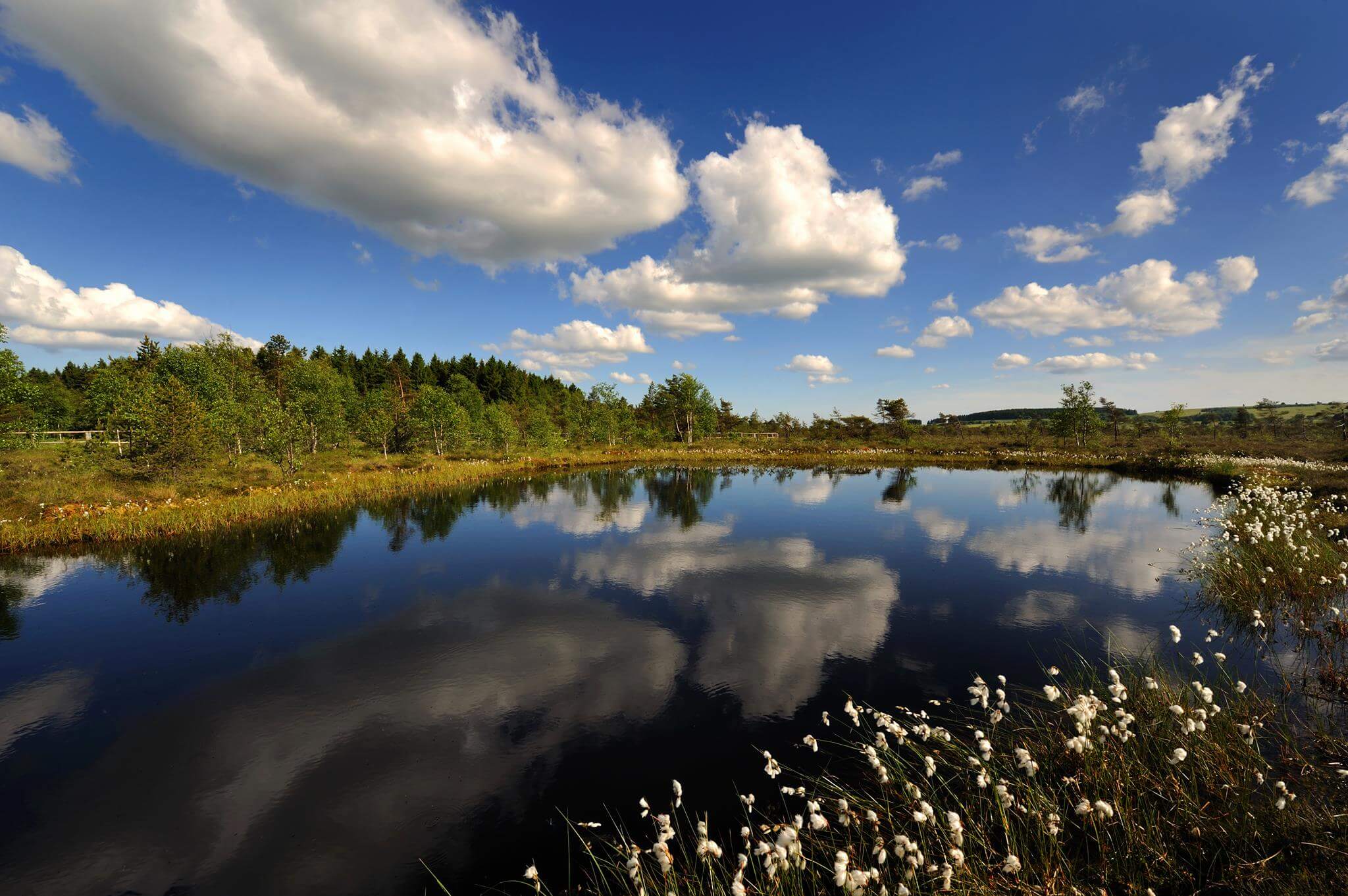 See, Wolken, Landschaft, Himmel,