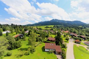 Dorf, Feriendorf, Luftaufnahme, Reichenbach aus der Luft