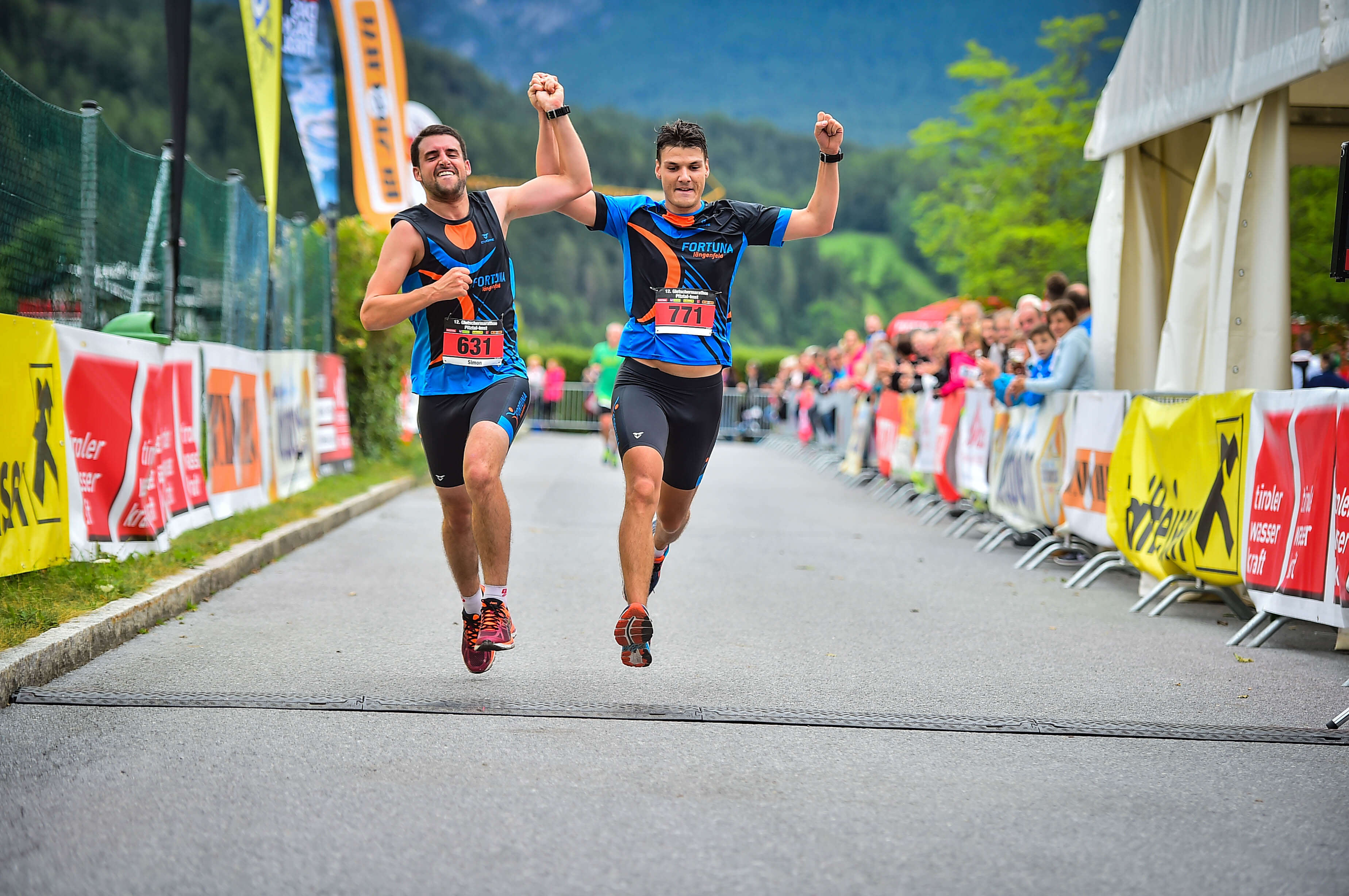 Pitztal Marathon Zieleinlauf