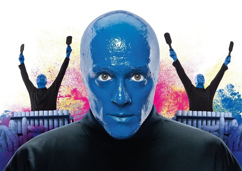 Bild Die Blue man Group ist ein besonderes Bühnenhighlight