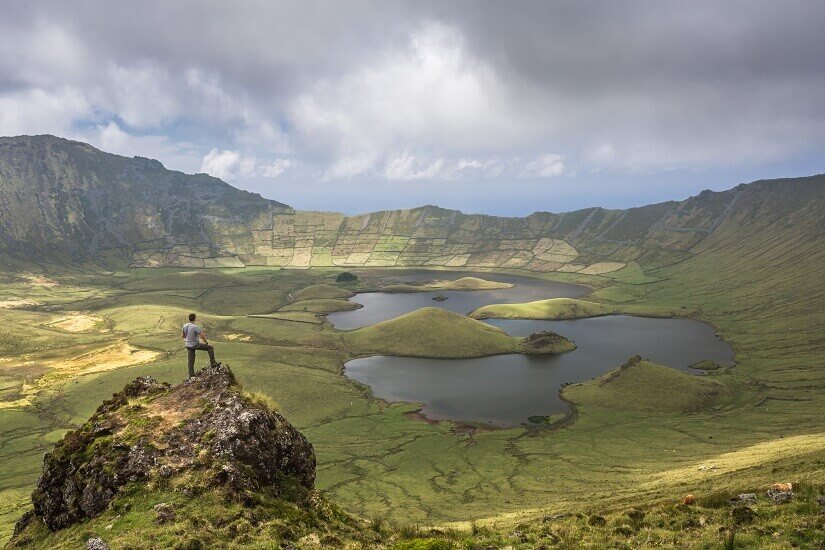 Caldera Corvo Azoren