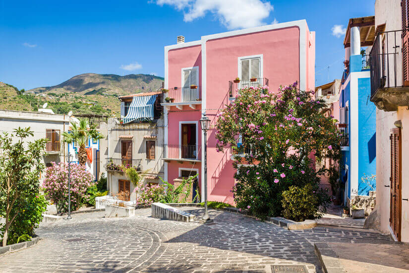 Lipari Altstadt