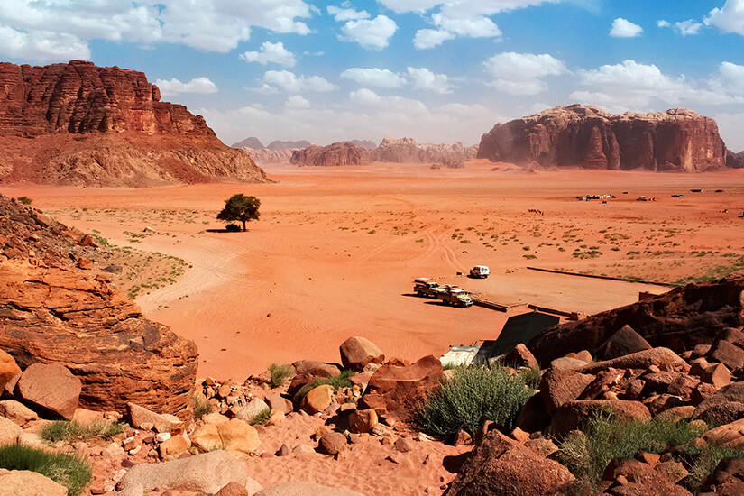 Wadi Rum Wüste in Jordanien