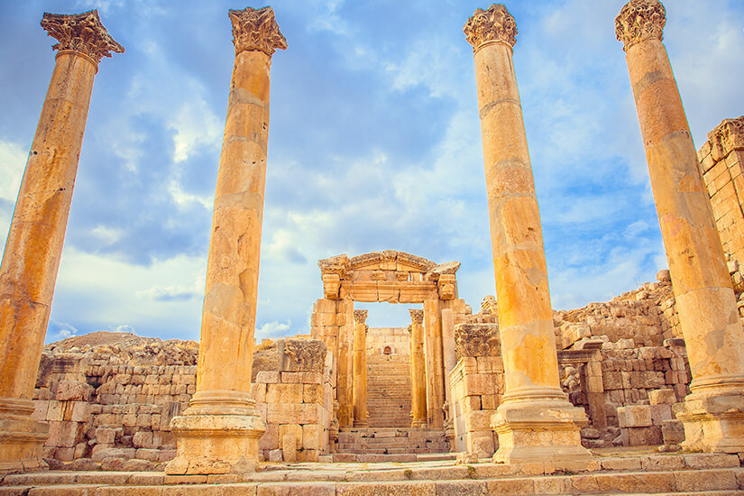 Antike Ruinen in Jerash