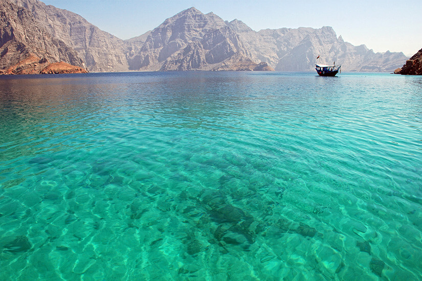 Fjorde im Oman