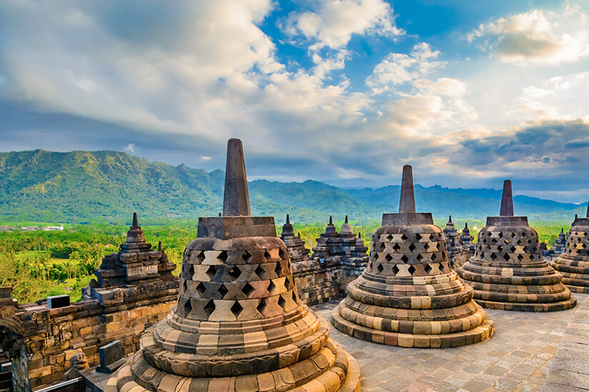 Borobudor Tempel, Indonesien