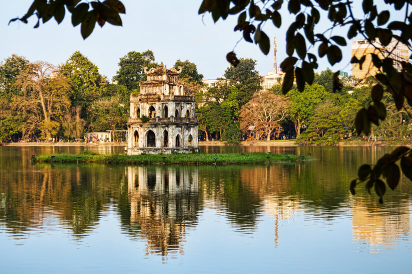 Schildkrötenturm in Hanoi