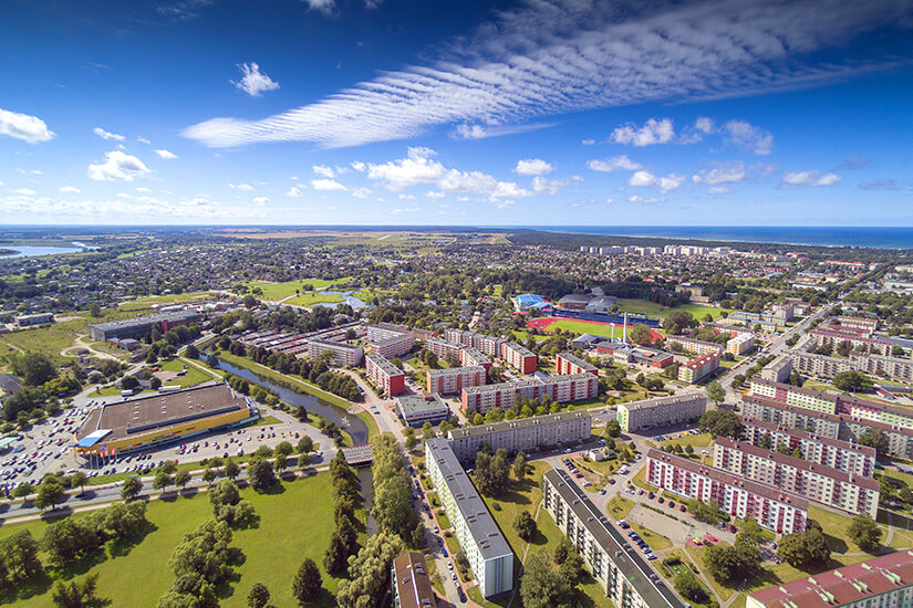 Blick auf Ventspils