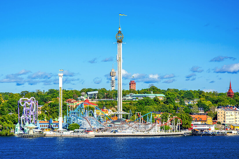 Freizeitpark Gröna Lund in Stockholm