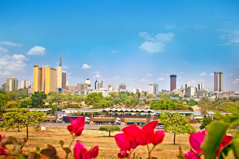 Skyline von Nairobi