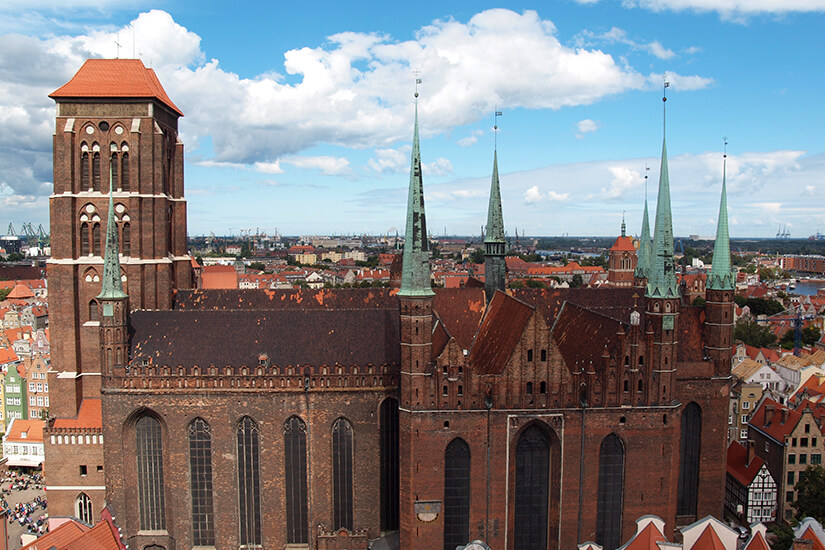 Altehrwürdige Marienkirche in Danzig