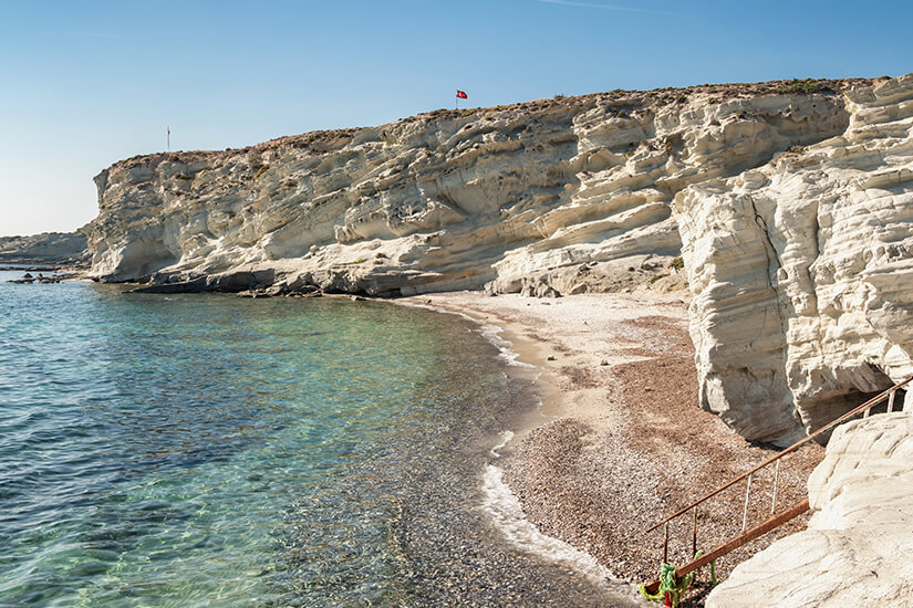 Delikli Koy Beach in Alacati