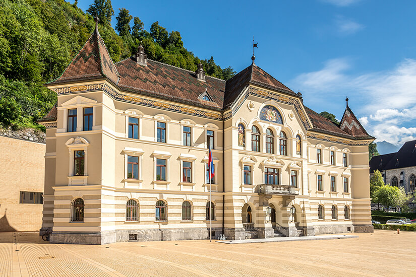 Parlament von Liechtenstein in Vaduz