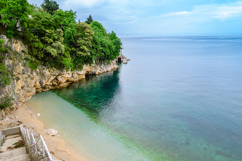 Strand Sablicevo in Rijeka