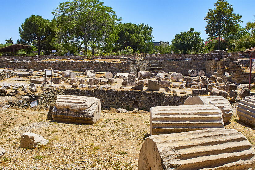 Ruinen des Mausoleums von Halikarnassus