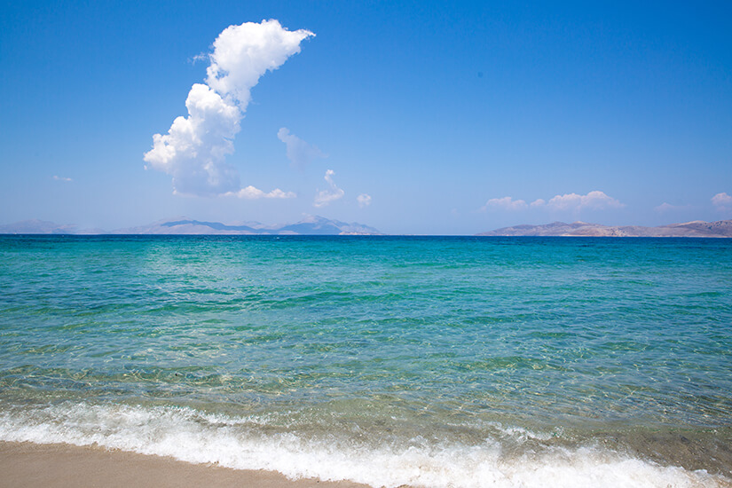 Feiner Sandstrand am Marmari Beach