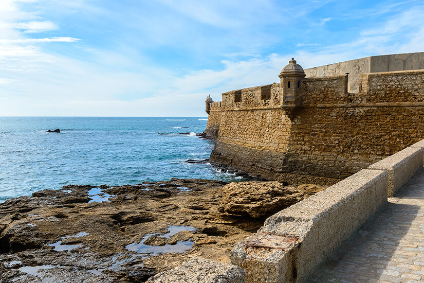 Festung von San Sebastian in Cadiz