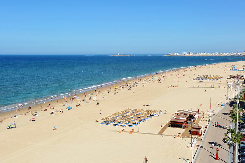 Playa Victoria in Cadiz