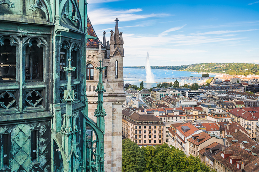 Blick auf die Genfer Altstadt