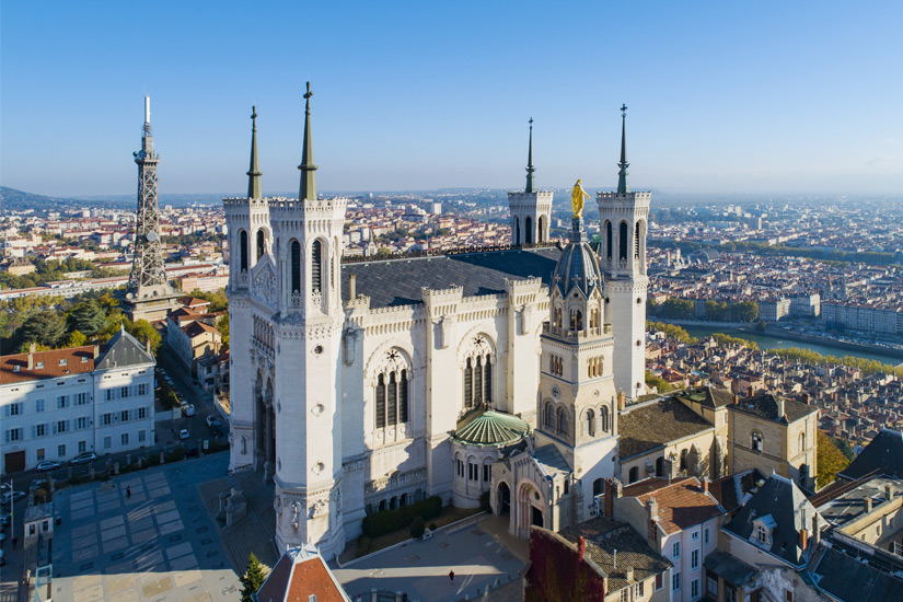 Basilika Notre-Dame de Fourviere in Lyon