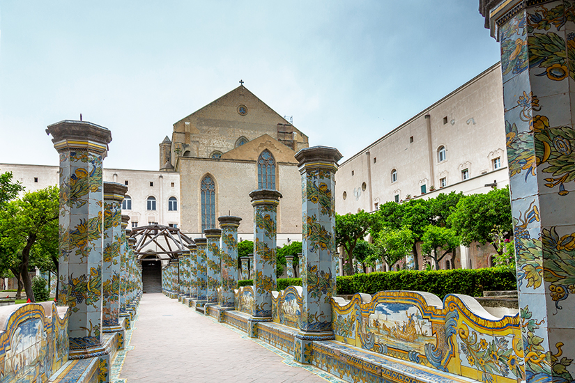 Klostergarten der Basilika Santa Chiara