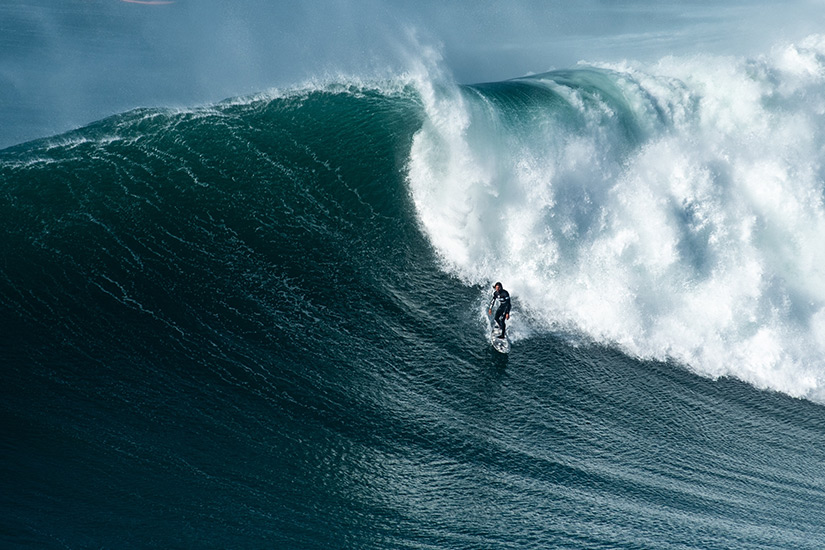 Surfer in Nazare