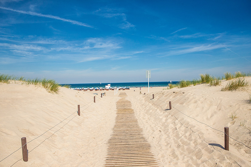 Strandaufgang in Warnemuende