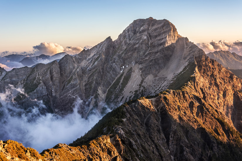 Berg Yushan in Taiwan