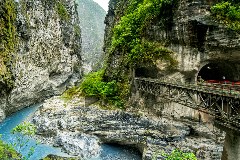 Fluss Liwu in der Taroko Schlucht