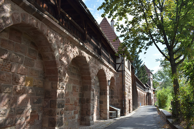 Stadtmauer in Nuernberg