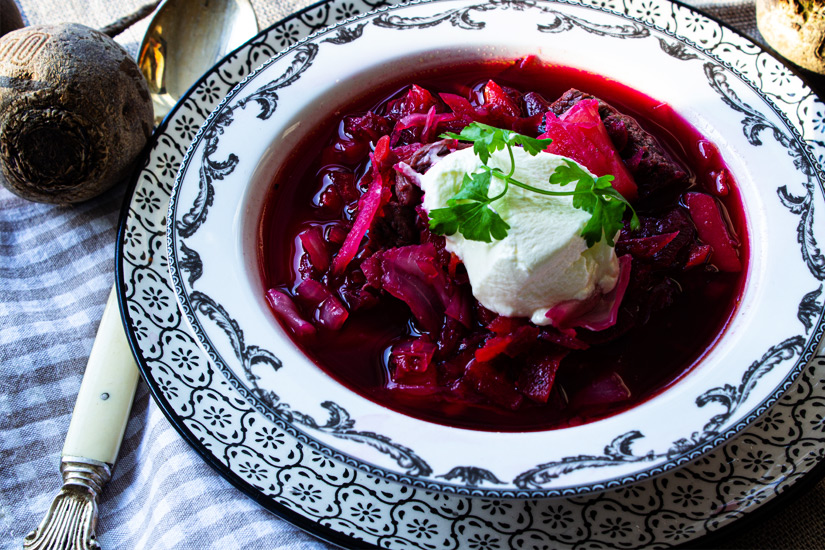 Rote Bete Suppe Borschtsch