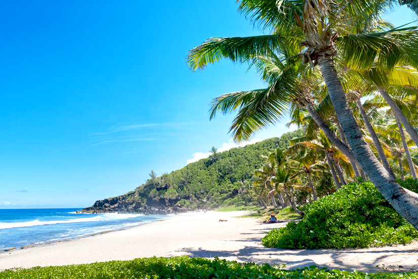 Der paradiesische Plage de Grande Anse