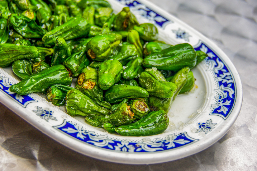 Gegrillte Paprika Pimientos de Padron