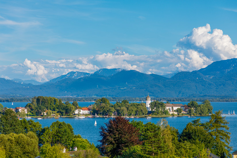 Die Fraueninsel mit Kloster Frauenwoerth