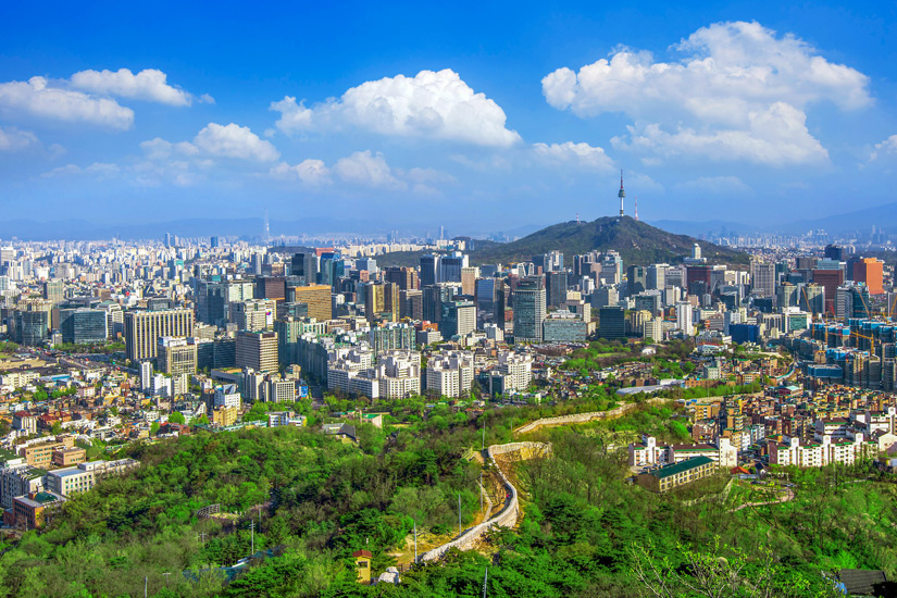 Blick-auf-Seoul