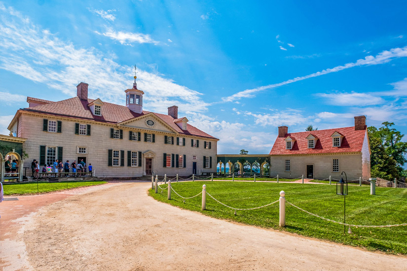 Georg Washingtons Anwesen Mount Vernon