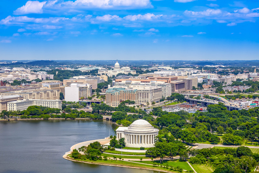 Blick auf Washington DC