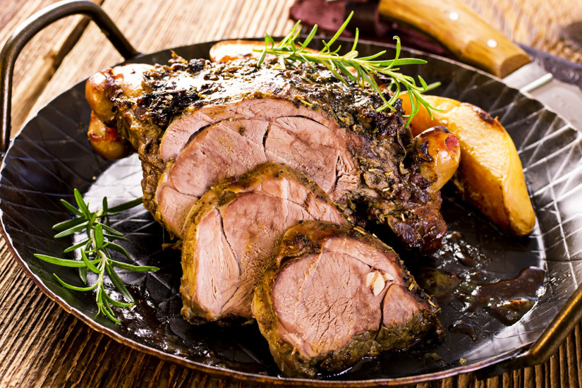 Lammbraten mit Kartoffeln