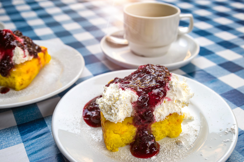 Gotlaendischer Safrankuchen Saffranspannkaka