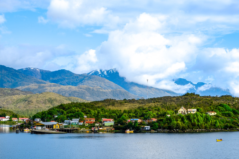 Blick auf Puerto Natales