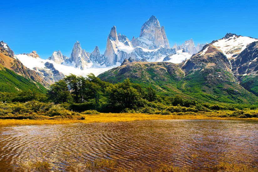 3406 m hoch der Fitz Roy