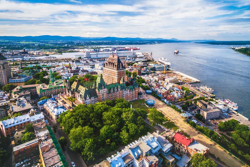 Chateau Frontenac in Quebec Stadt