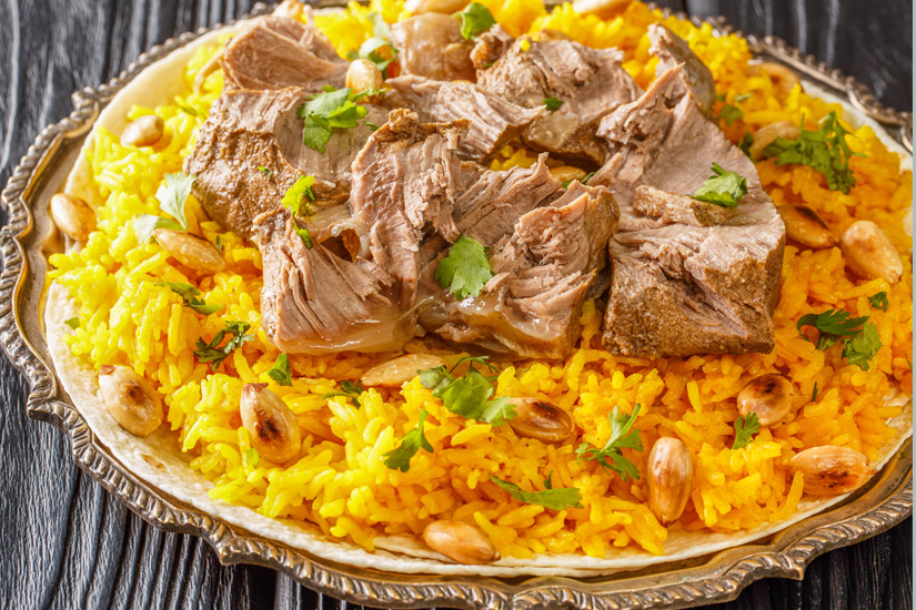 Mansaf-aus-Lamm-und-Reis