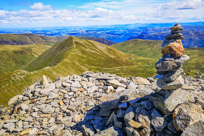 Ausblick-Helvellyn-Summit