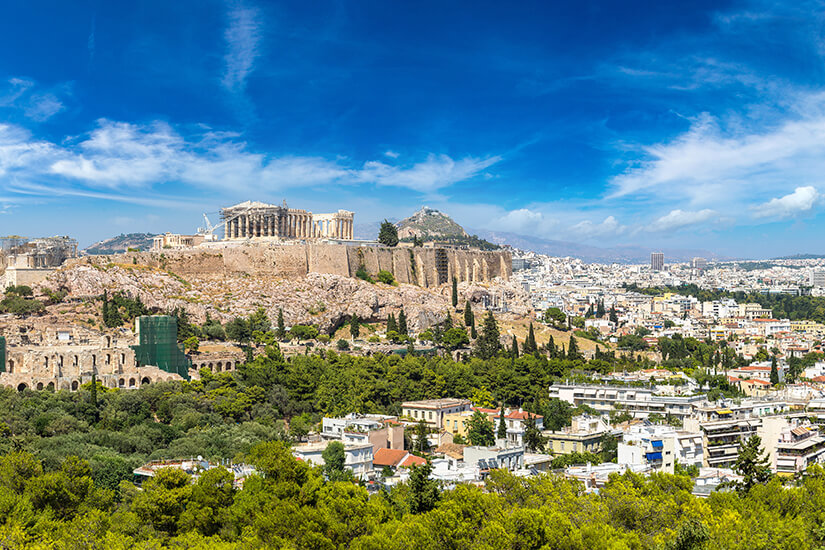 Blick-auf-Athen-und-die-Akropolis