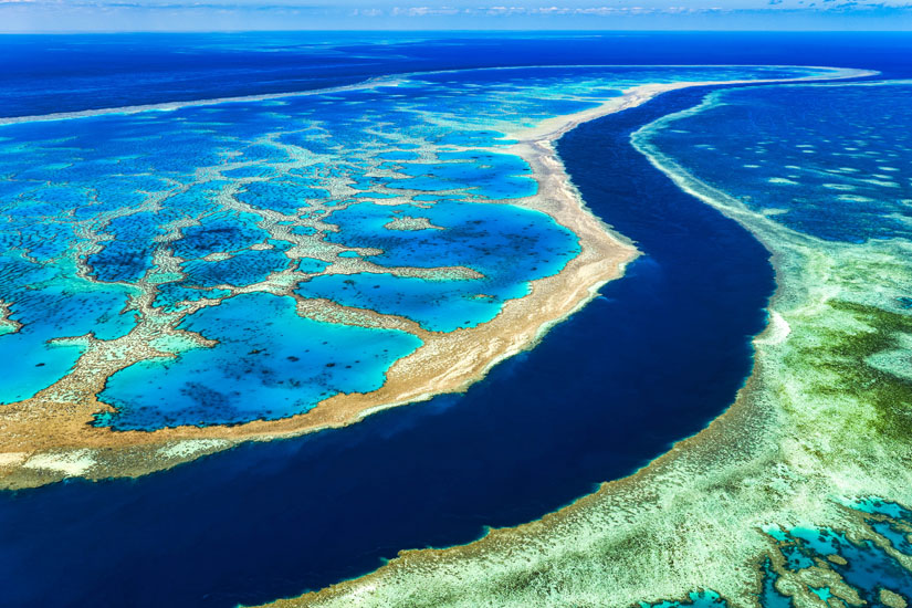 Great-Barrier-Reef-Luftaufnahme