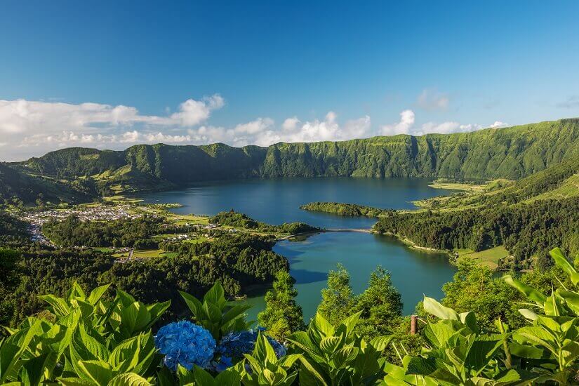 Azoren-Vulkansee-auf-Sao-Miguel